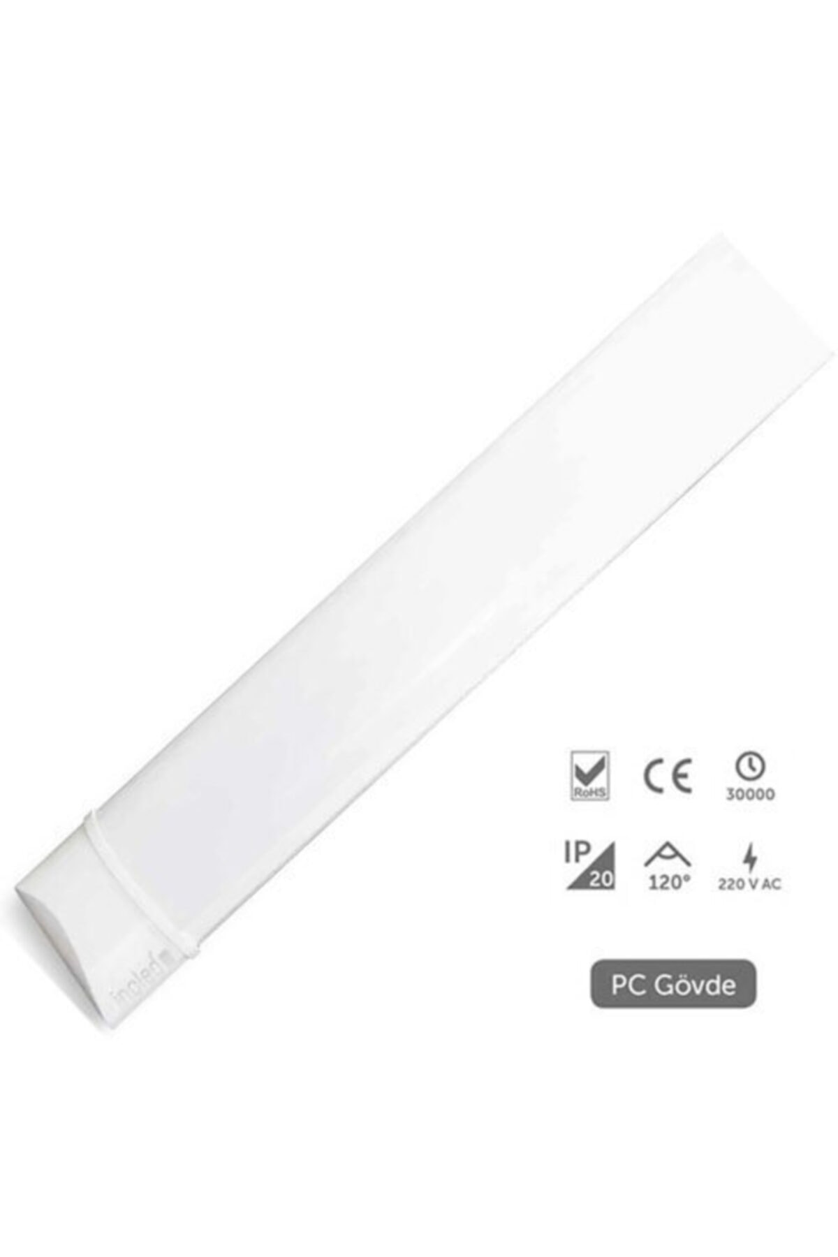 4M Inoled 36w Led Bant Armatür Beyaz 6500k 120cm In-tls-2907-01