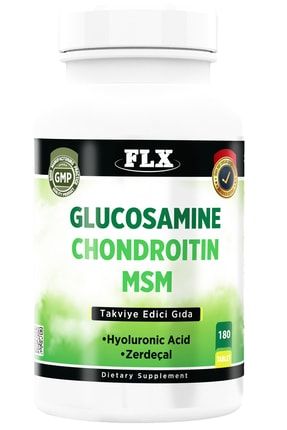 Glukozamin Kondroitin Msm Hyaluronic Acid Zerdeçal 180 Tablet FLXYEŞ180