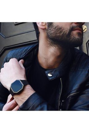 Up Watch Unisex Siyah Kol Saati 2upws2018253 Edge Matte Black And Black Strap Trendyol