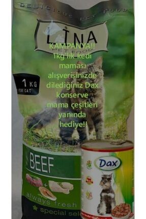 Lina Kedi Mamasi 1 Kg Tavuklu Konserve 415 Gr Mama Hediyeli Trendyol