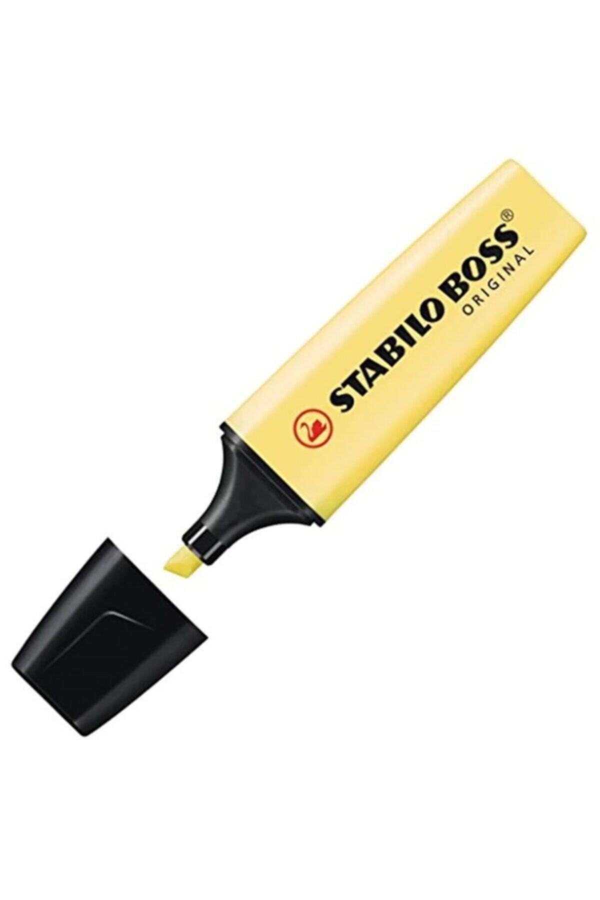 Genel Markalar Fosforlu Kalem Pastel Sarı 70/144 Yeni Seri Boss Orıgınal (1 Adet)