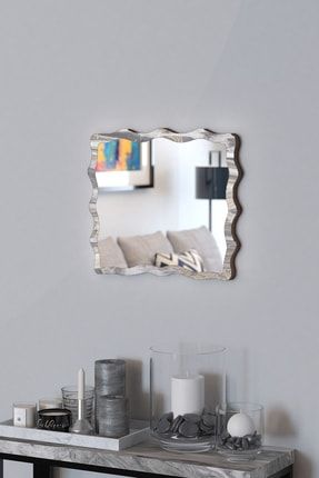 Linz Dekortif Konsol , Makyaj , Duvar Aynası Beyazmermer Mdf linz110