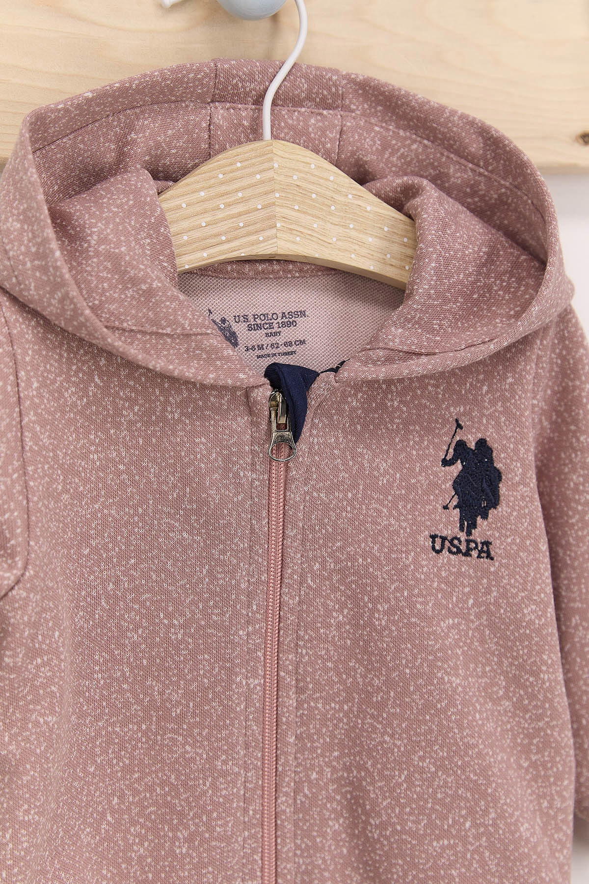 ست نوزادی پسرانه صورتی U.S. Polo Assn. | USB654-B اورجینال - تصویر 2