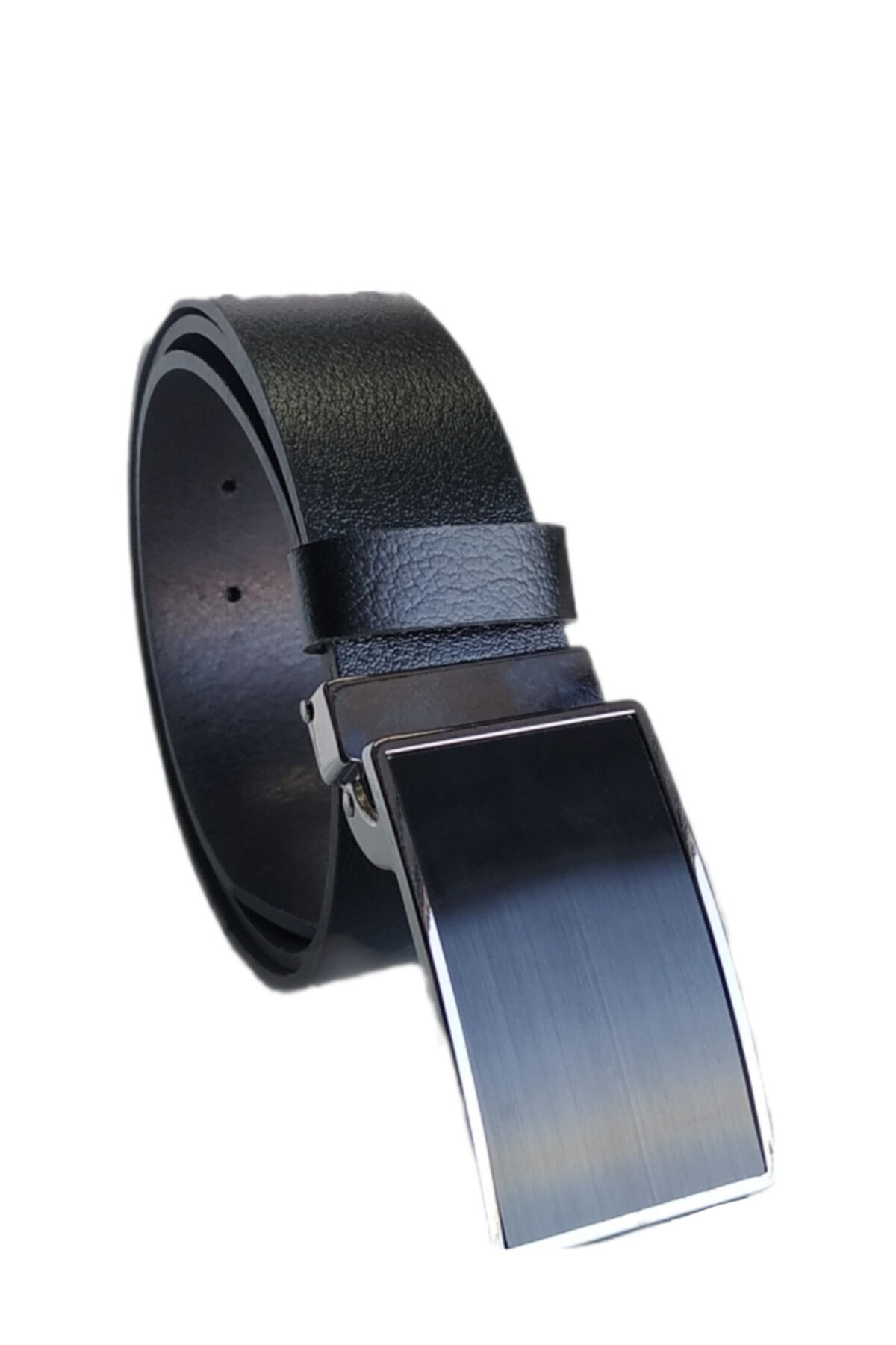 کمربند مردانه مشکی Kar-Pa | 4cm-pimli-düz-siy- اورجینال - تصویر 2