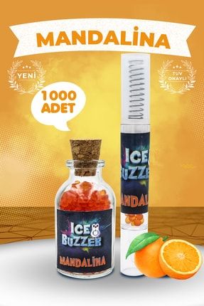 Ice Buzzer Mentol Topu 1000 Mandalina Aromalı +Aplikatör buzzer05