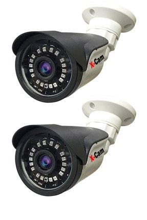 5mp Lensli 1080p Fullhd - Ahd Güvenlik Kamerası - Gece Görüşlü - Su Geçirmez 2li XC-2015-2
