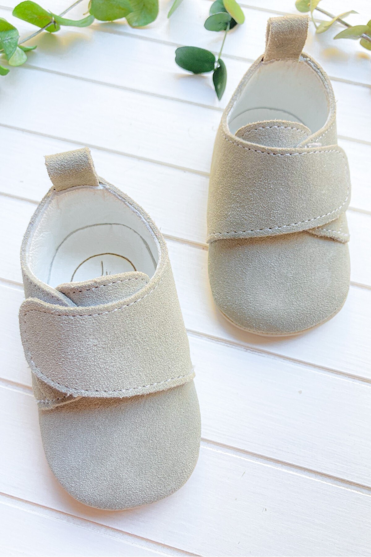 Li Puna Cırt Cırtlı Bebek Ilk Adım Ayakkabısı - Açık Yeşil