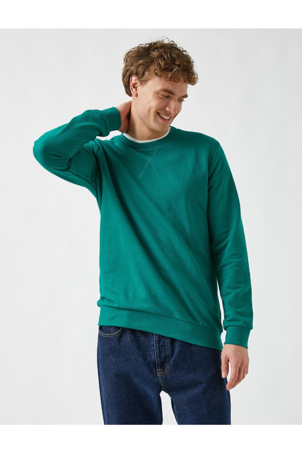 Basic Sweatshirt Pamuklu