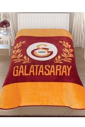 Galatasaray Lisanslı Tek Kişilik Battaniye Şampiyon Sarı Kırmızı ST21055