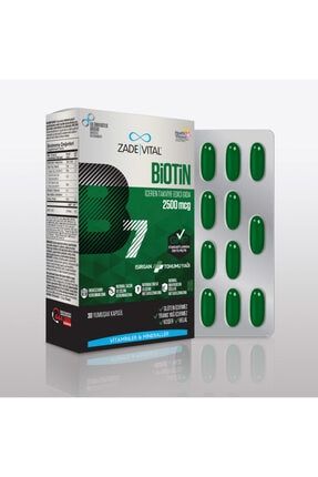 Biotin (1 Kutu) 30 Kapsül Zade24