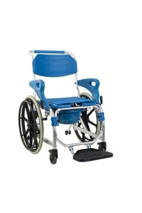 G561 Alüminyum Lazımlıklı Tekerlekli Banyo Sandalyesi MEDİ23