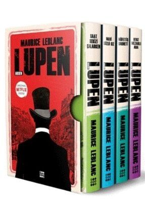 Kıda Arsen Lupen-kutulu Siyah Set (4 Kitap Takım) - Maurice Leblanc KRT.KIDA.9786257642286