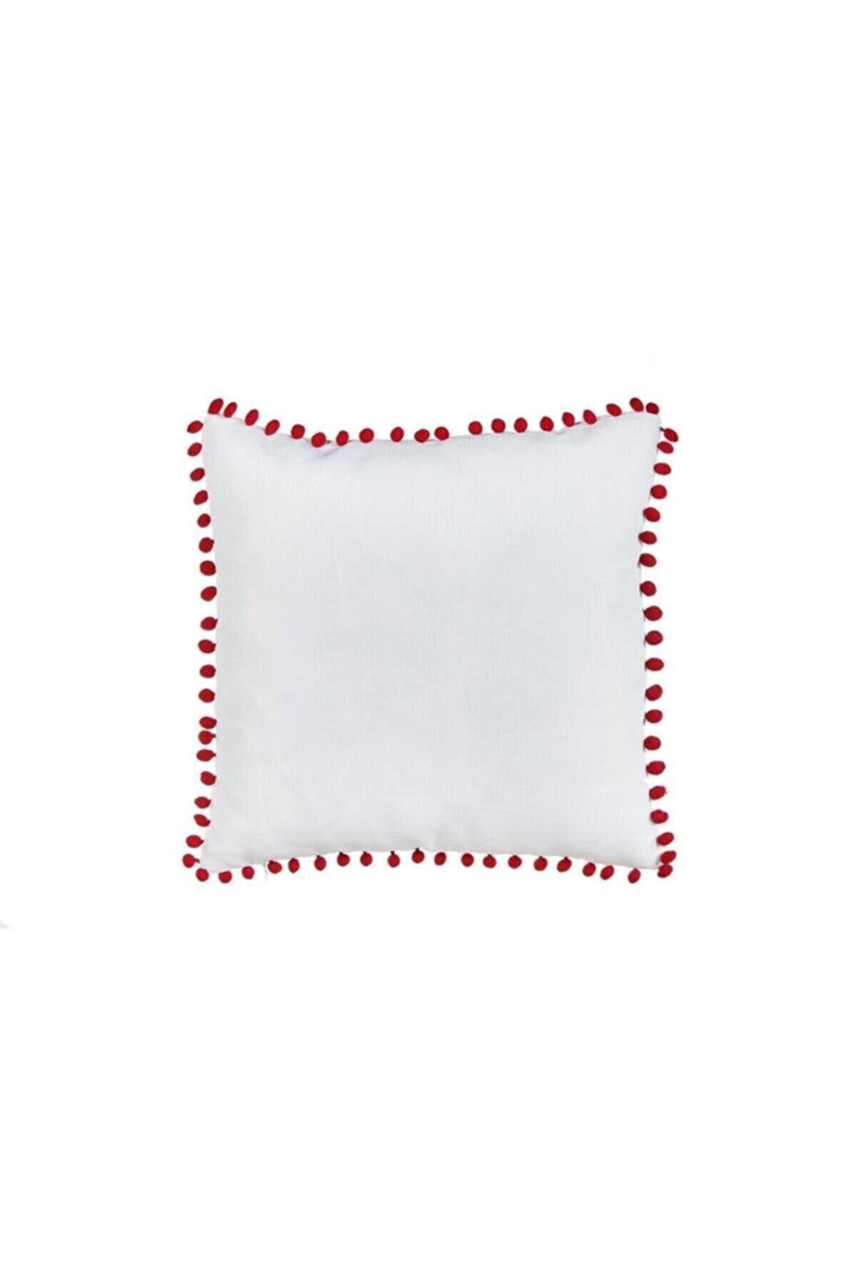 caka home design Yılbası Nakışlı Kırlent Kılıfı PN6444