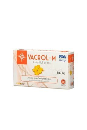 Vacrol-m 500mg 30 Softgel Karvakrol Içeren Takviye Edici Gıda Vacrol M 500Mg 30 Soft Jel
