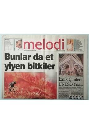 Sabah Gazetesi Melodi Eki 28 Ocak 2000 Bunlar Da Et Yiyen Bitkiler -gz33437 GZ33437
