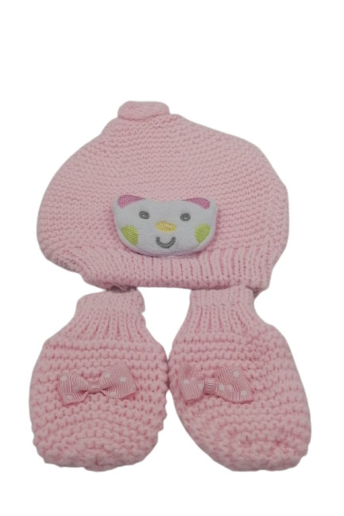 Dodo Baby Girl Gloves Beanie Set Trendyol