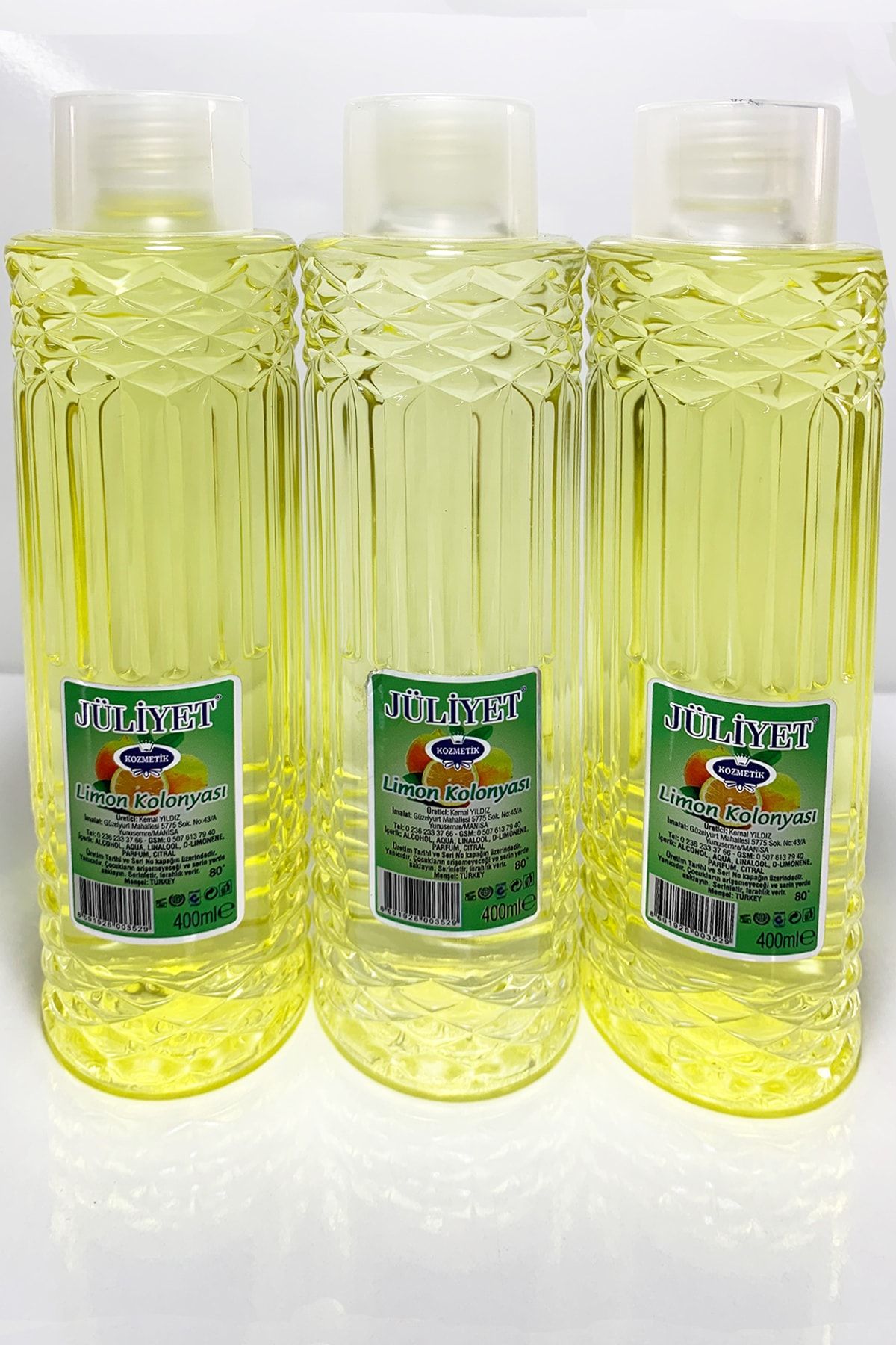 ادکلن لیمو 80 درجه 400 میلی لیتر JÜLİYET
