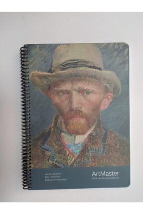 Art Master 100 Yaprak Kareli Karton Kapak Orta Boy Defter ARTMASTERKARELİ