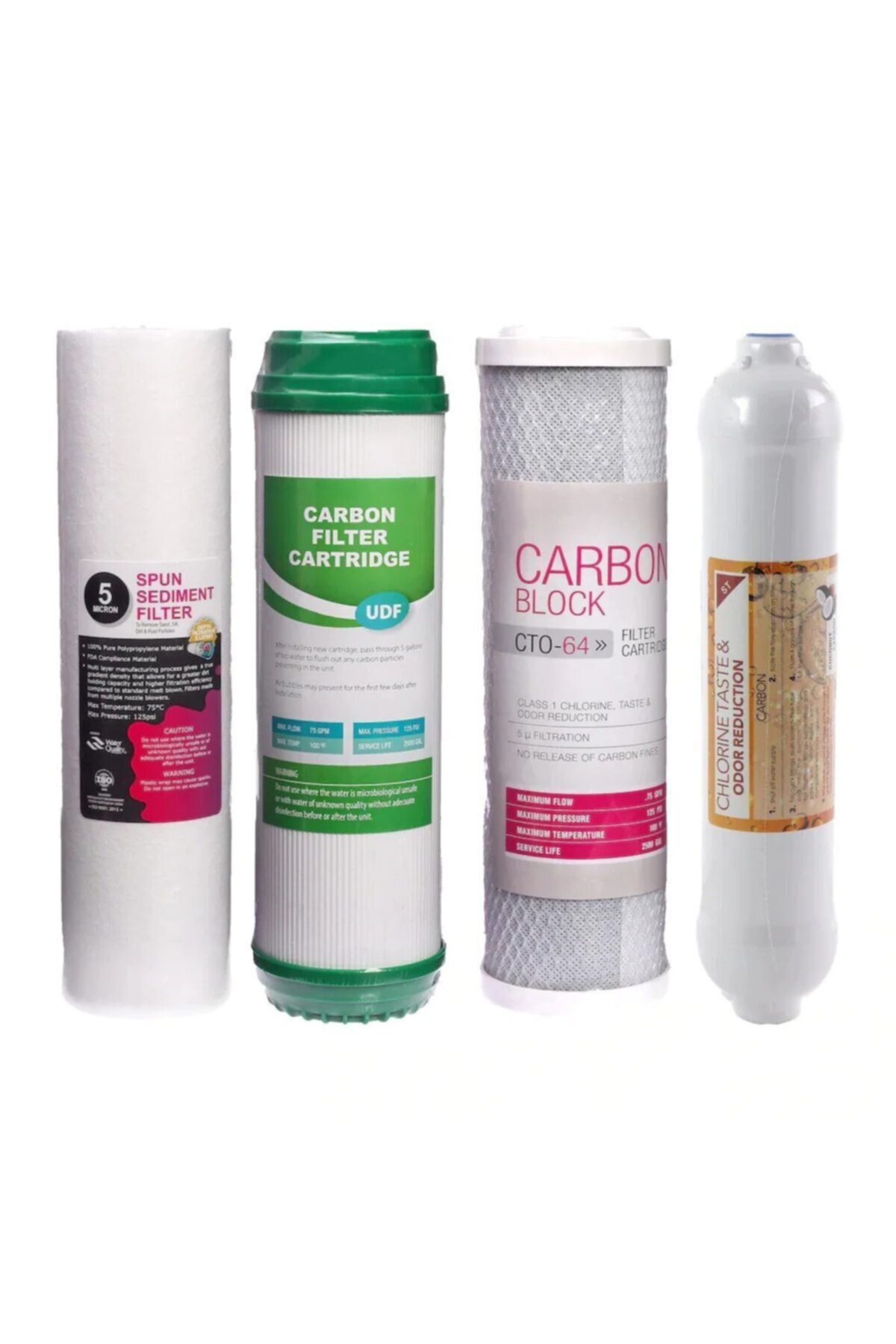 Nw Natural Water Su Arıtma Cihazı Ön Filtreleri 4 Lü Set