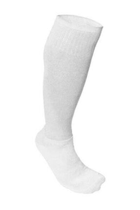 Yetişkin Beyaz Futbol Çorabı Futbol Konç Mf190821