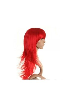 Uzun Peruk Saç Kırmızı TYC00281670537