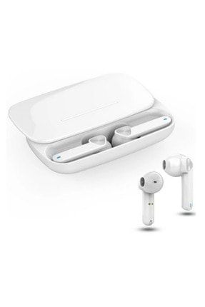 True Wireless Beyaz Kızaklı Bluetooth Kulaklık Version 5.0 kızaklı-syhh-32