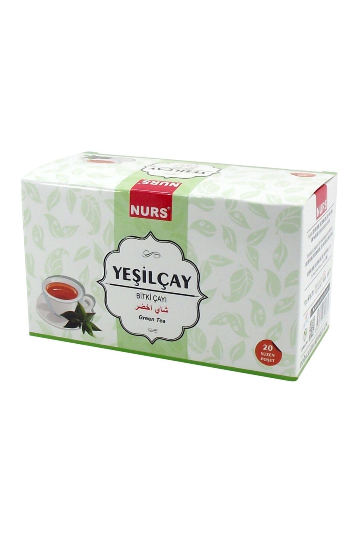Nurs Yeşil Çay Bitki Çayı 20 Li Süzen Poşet