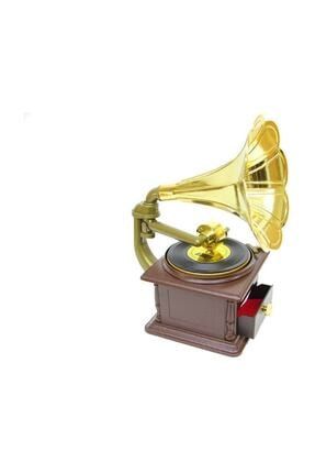 Nostaljik Müzik Kutusu Gramofon HS-141