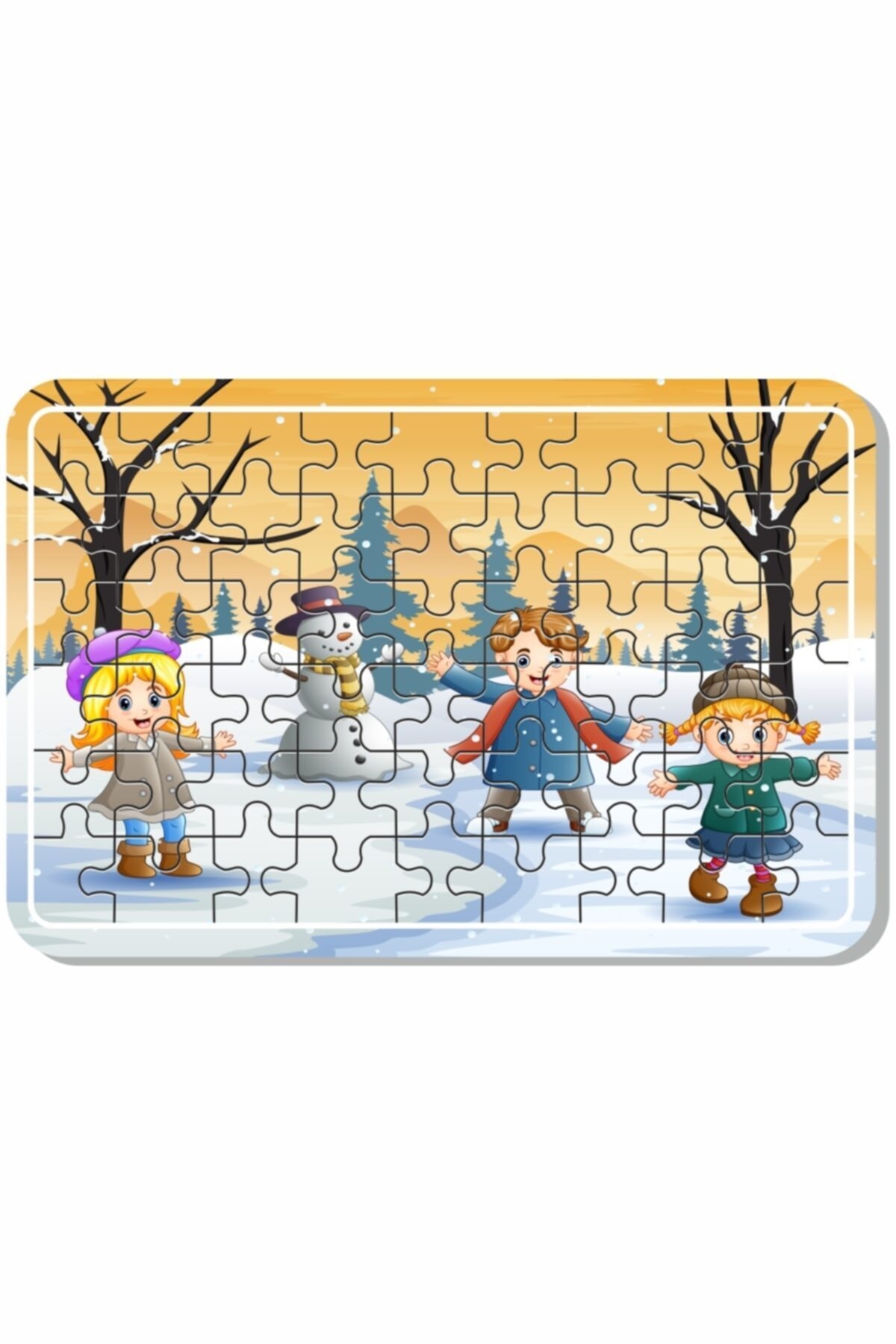 Baskı Atölyesi Çiftlik Hayvanları, Deniz, Tatil, Deniz Canlıları, Yılbaşı, Kardan Adam 54 Parça Ahşap Puzzle fotoğrafı 4 (önizleme)