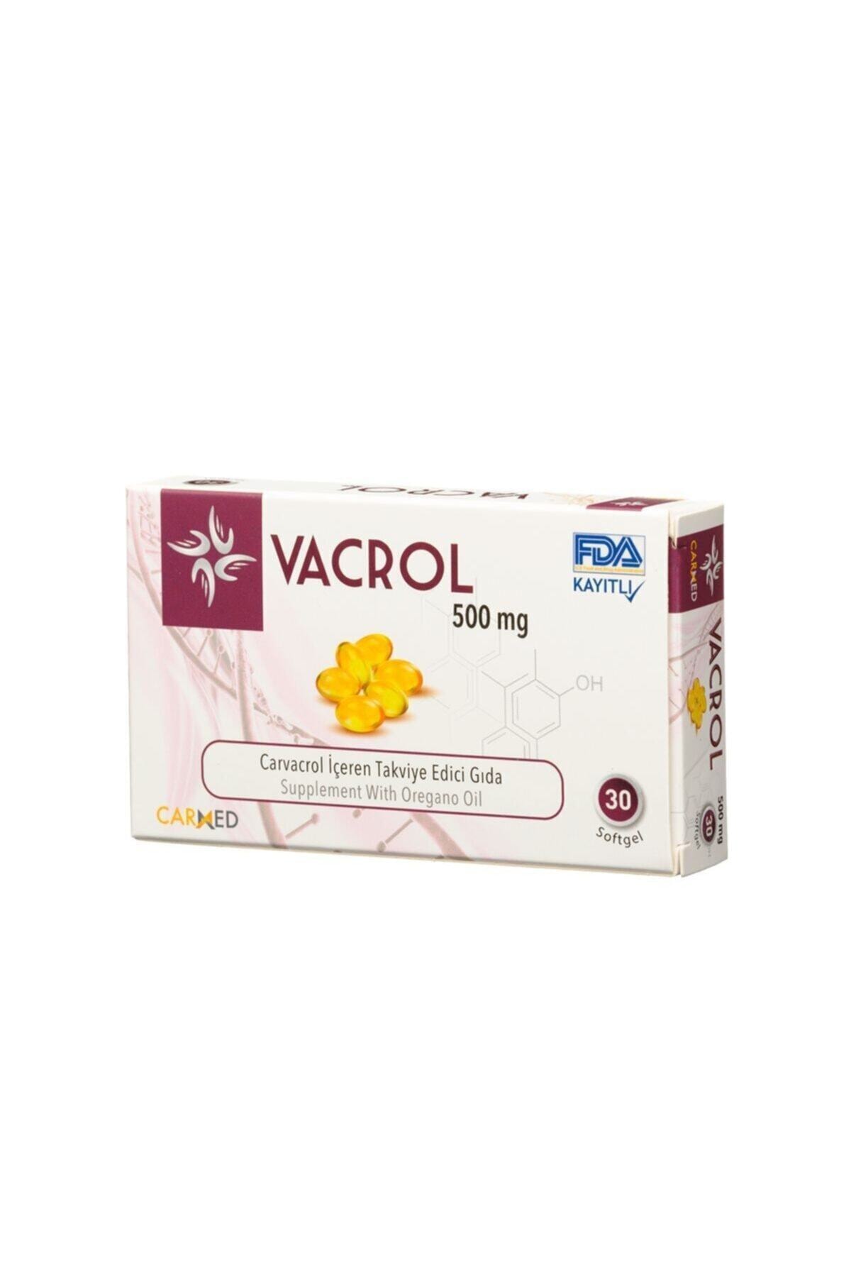 Vacrol 500mg 30 Softgel - Karvakrol Içeren Takviye Edici Gıda ZO8002