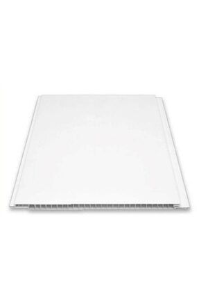Düz Beyaz Plastik Pvc Duvar - Tavan Lambiri / 50 Adet 20 cm x 1,5 metre 1,5metrex50