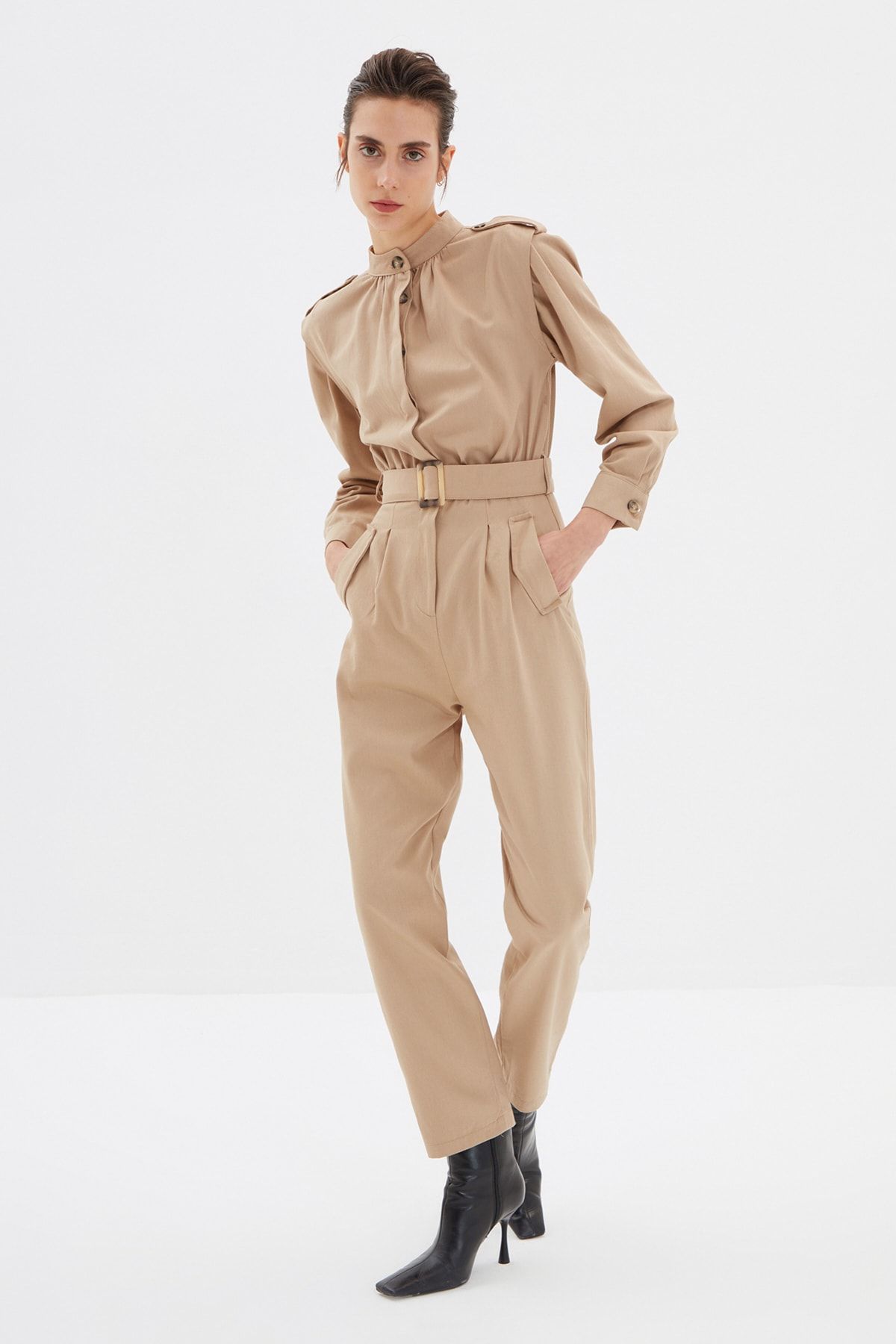Beige boiler suit womens outlet