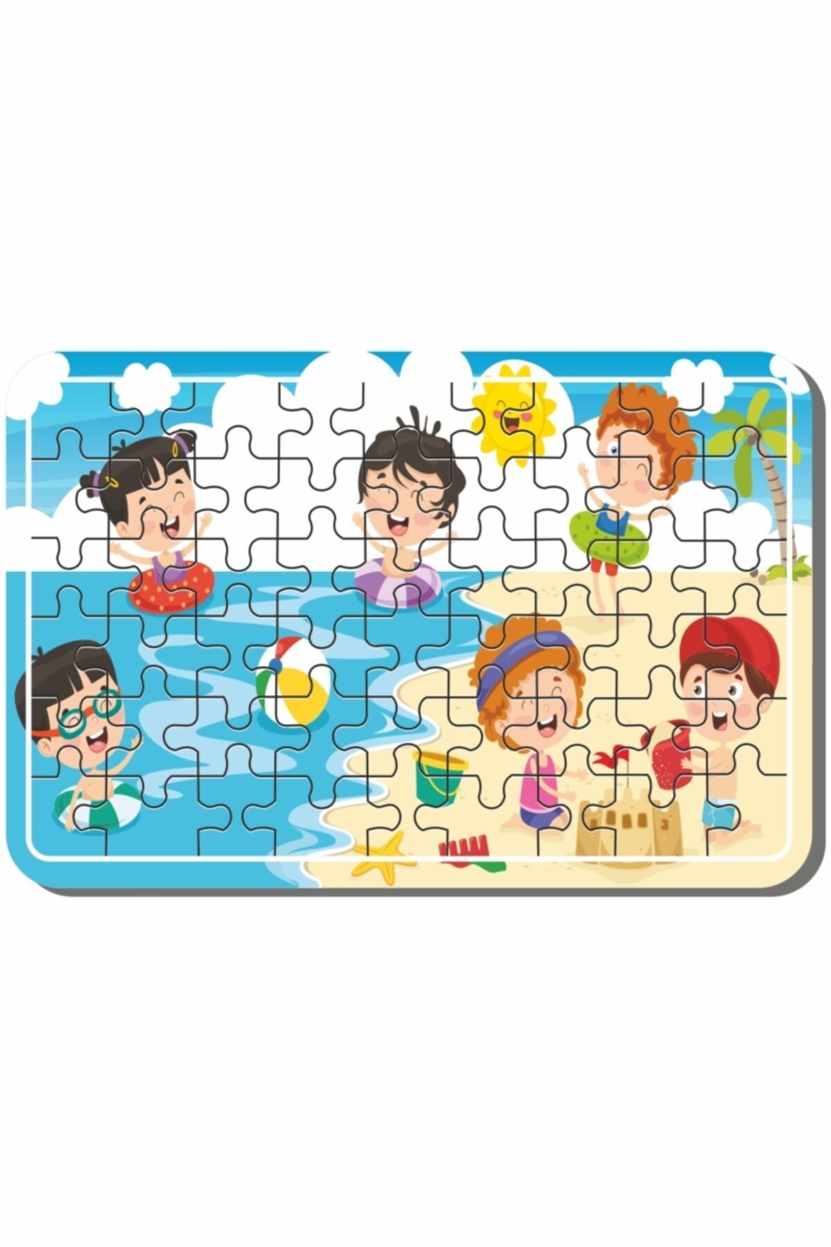 Baskı Atölyesi Çiftlik Hayvanları, Deniz, Tatil, Deniz Canlıları, Yılbaşı, Kardan Adam 54 Parça Ahşap Puzzle fotoğrafı 5 (önizleme)