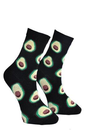 Avokado Siyah Çorap RICKS-ASC-F044