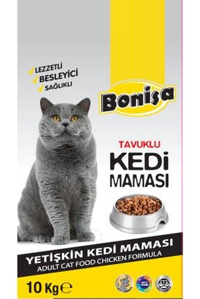 10 Kg Tavuklu Yetişkin Kedi Maması BONİSA 10