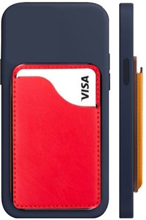 Apple Iphone 11 Uyumlu Cep Telefonu Arkasına Yapışabilen Mıknatıslı Para Kart Tutucu kartxtm-32