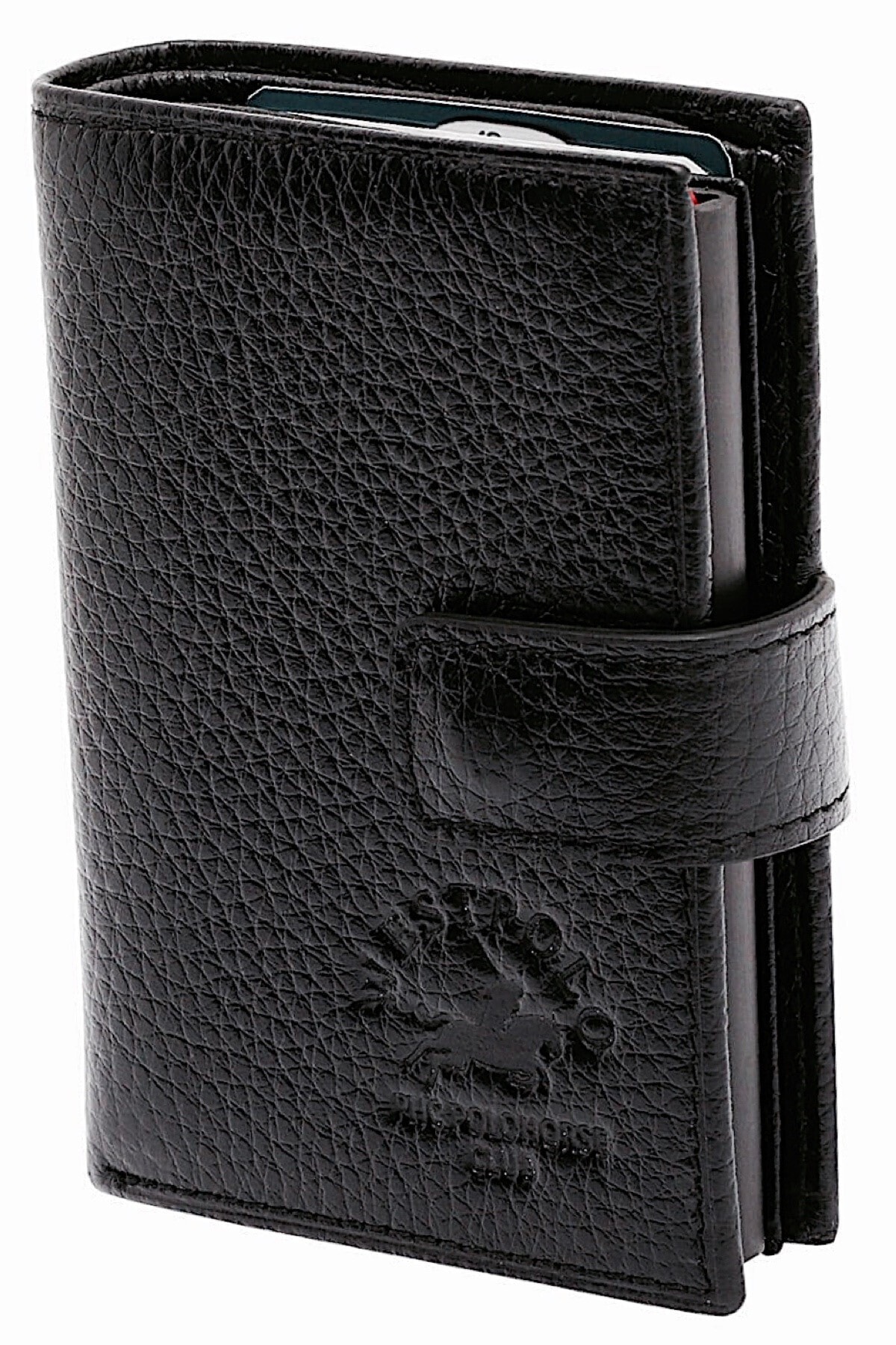 کیف پول مردانه مشکی Westpolo | bty5570 اورجینال - تصویر 5