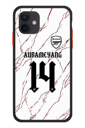 Iphone 11 Uyumlu Arsenal Aubameyang Beyaz Forma 2020 TSBNARSNLBYZ2020