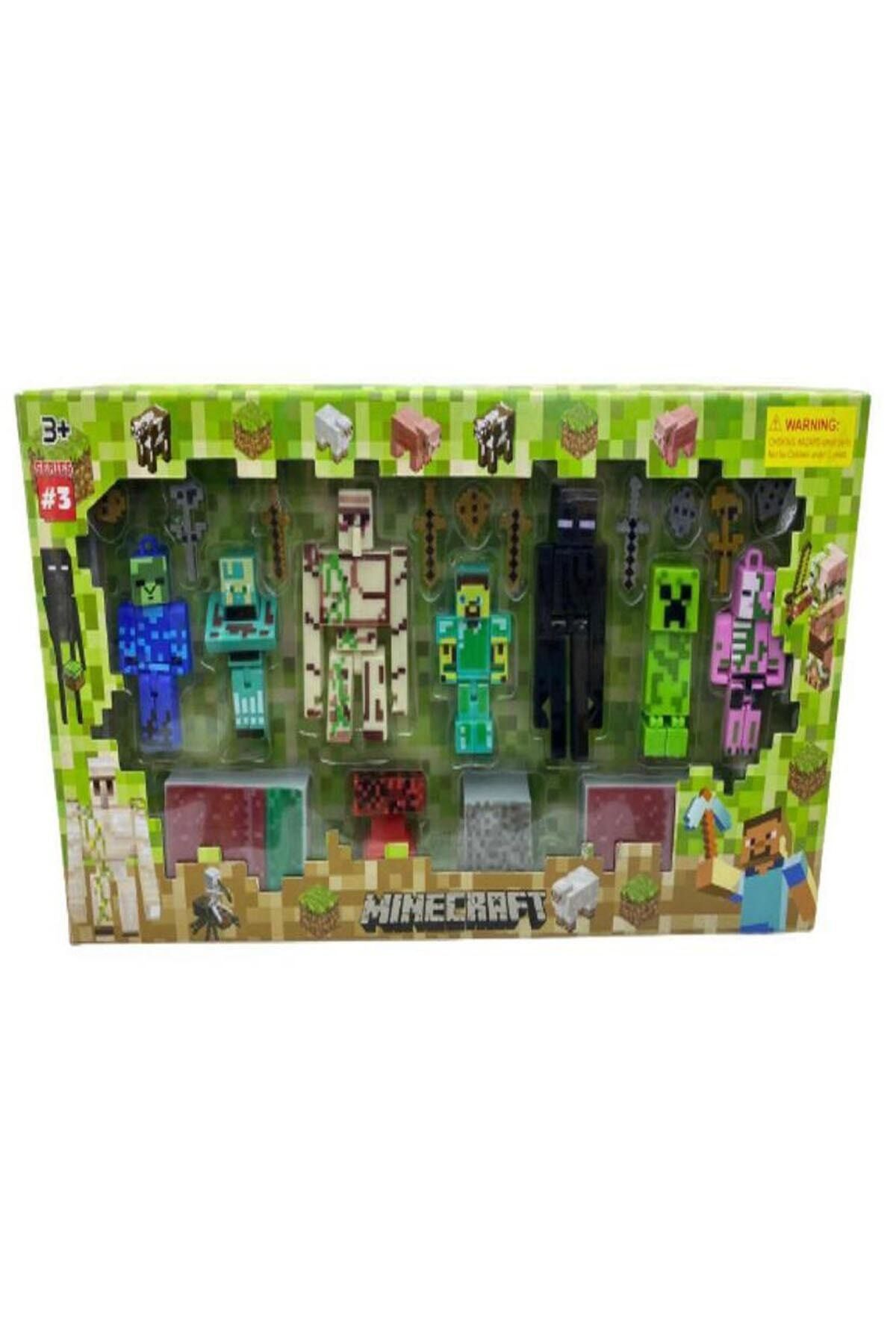 Minecraft Figure Set Minecraft Set with 7 Figures and Lots of Accessories