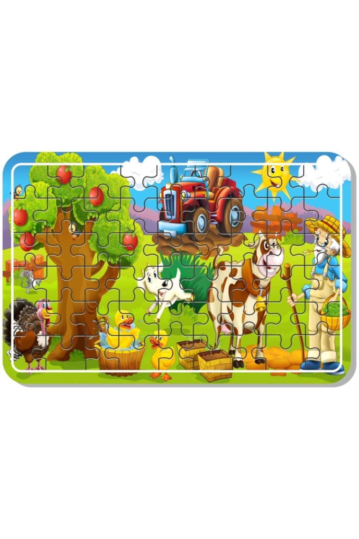 Baskı Atölyesi Çiftlik Hayvanları, Deniz, Tatil, Deniz Canlıları, Yılbaşı, Kardan Adam 54 Parça Ahşap Puzzle fotoğrafı 2 (önizleme)