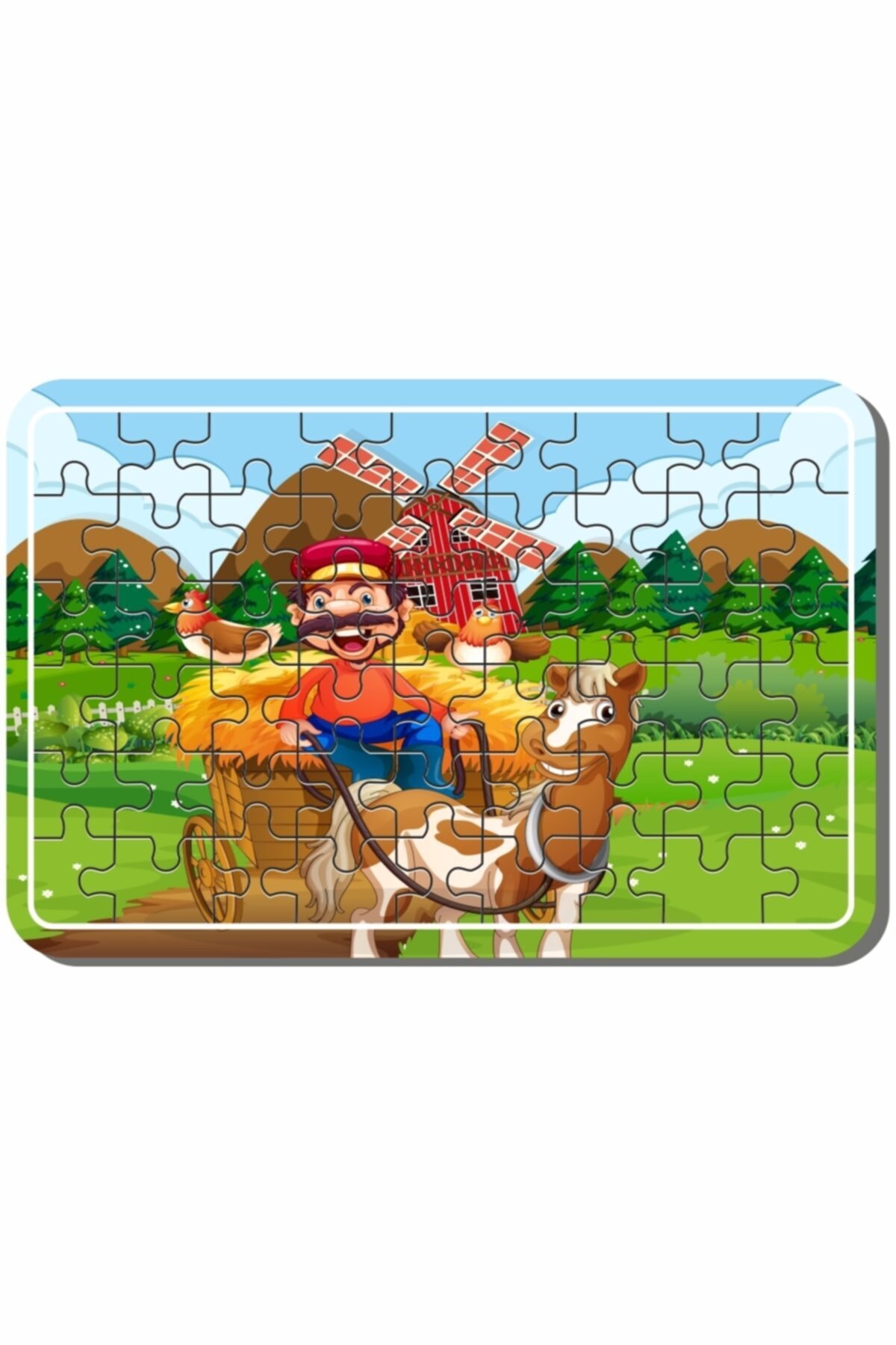 Baskı Atölyesi Çiftlik Hayvanları, Deniz, Tatil, Deniz Canlıları, Yılbaşı, Kardan Adam 54 Parça Ahşap Puzzle fotoğrafı 6 (önizleme)