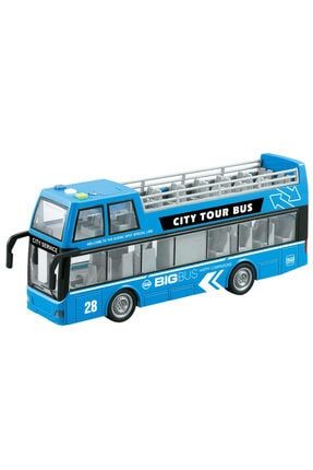 Sürtmeli Sesli Işıklı Gezi Otobüsü Mavi TYC00282833714