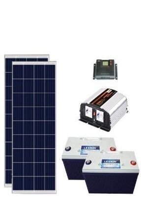 Güneş Enerjisi Hazır Solar Paket 1200 Watt Mini Buzdolabı Tv TYC00284403709