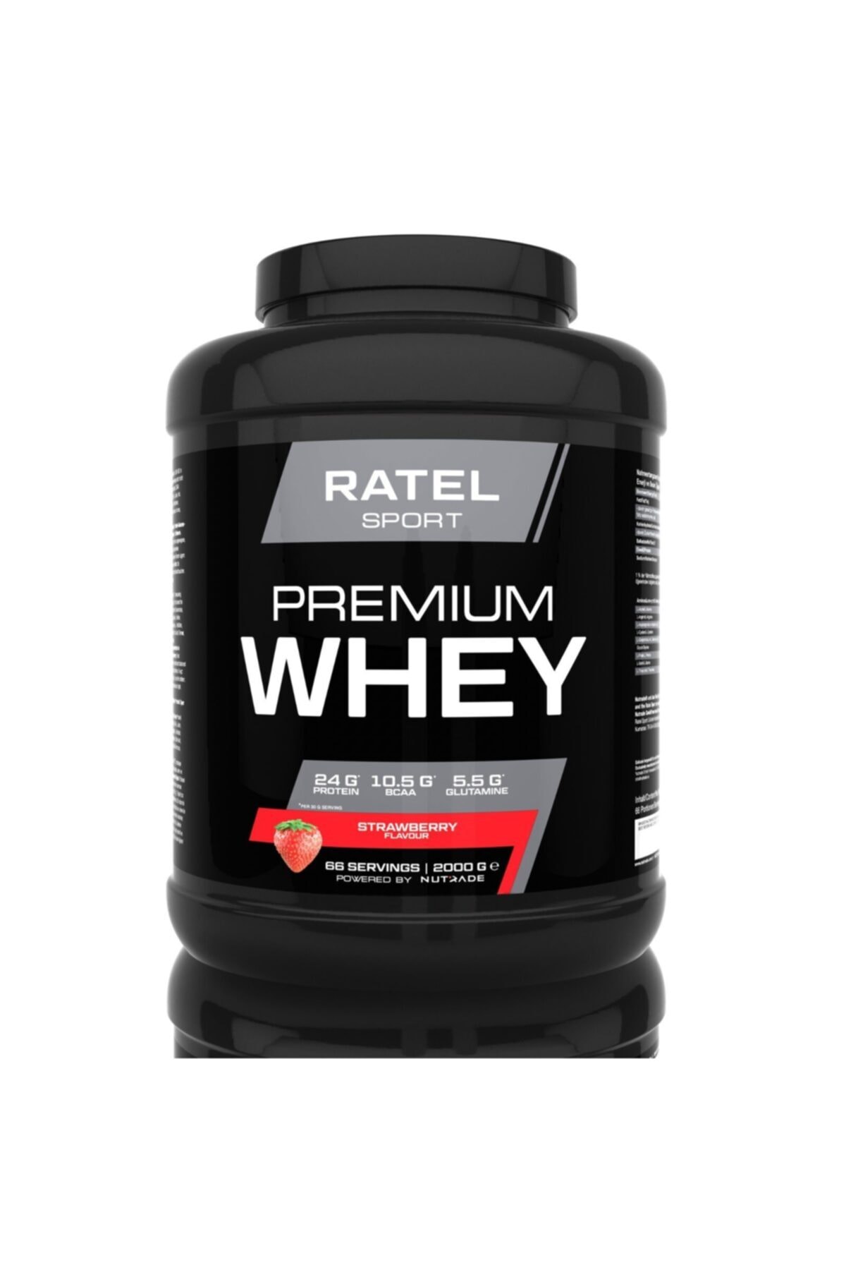 RATEL SPORT Premium Whey Protein 2000 Gr Çilek Aromalı