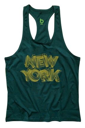 Newyorkstr Fitness Gym Tank Top Sporcu Atleti bluutank516