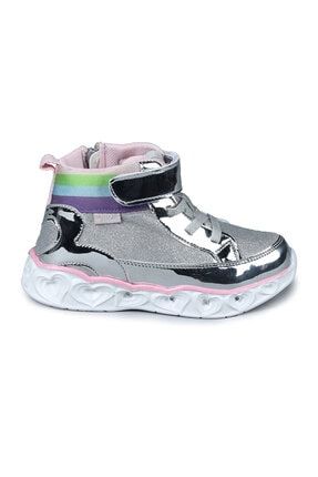 Gümüş - 26962 Işıklı Kız Çocuk Spor Ayakkabı