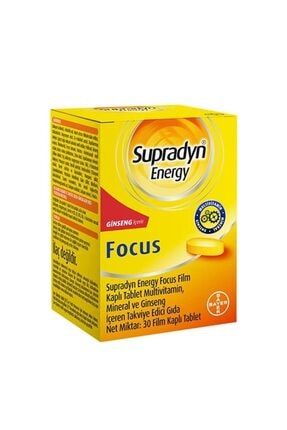 Supradyn Energy Focus 30 Film Kaplı Tablet TYC00232744727