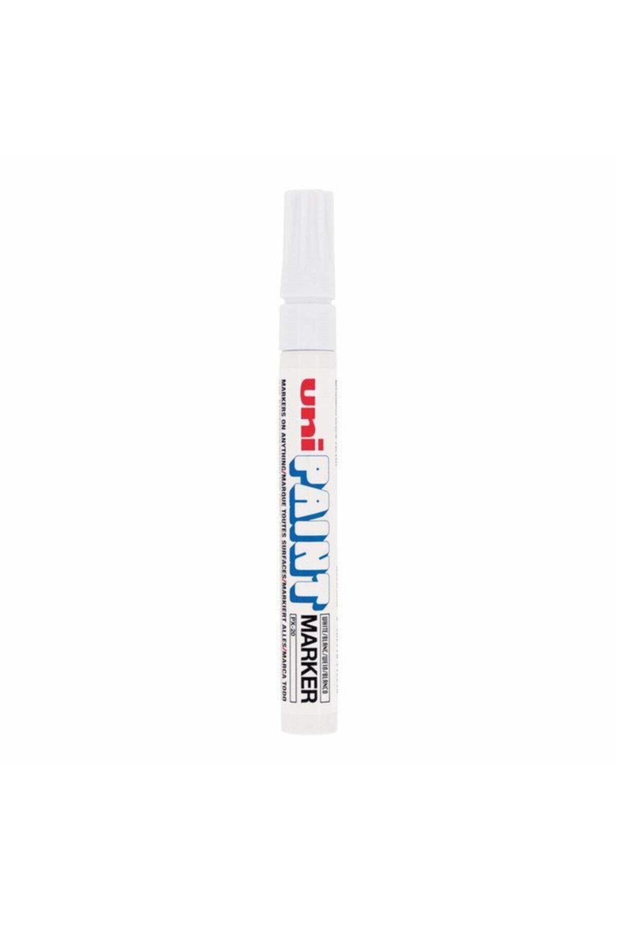 Uni Px-20 Paint Marker 2.2-2.8mm Yuvarlak Uç Boyama Markörü Beyaz