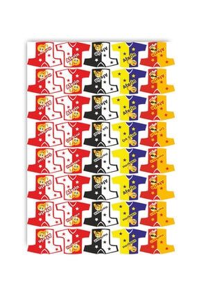 Takım Renkleri Ödev Etiket Sticker Öğretmen Aferin Harikasın Etiket 160 Adet TKM1