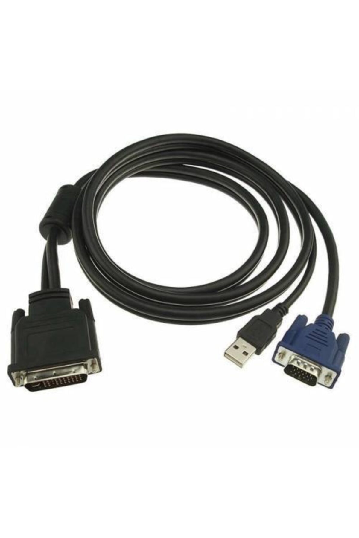 1.8 Metre DVI Dvi 30 5 VGA USB M1 KABLO 35 pin dvi vga çevirici geniş dvi vga çevirici